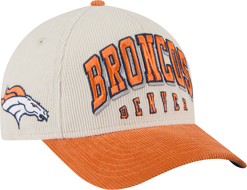 Denver Broncos Stacked Corduroy 9FORTY M-Crown A-Frame Snapback Hat