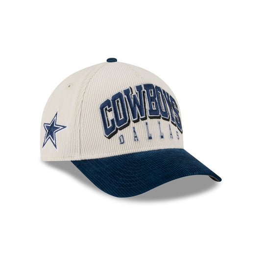 Dallas Cowboys Stacked Corduroy 9FORTY M-Crown A-Frame Snapback Hat - New Era Cap