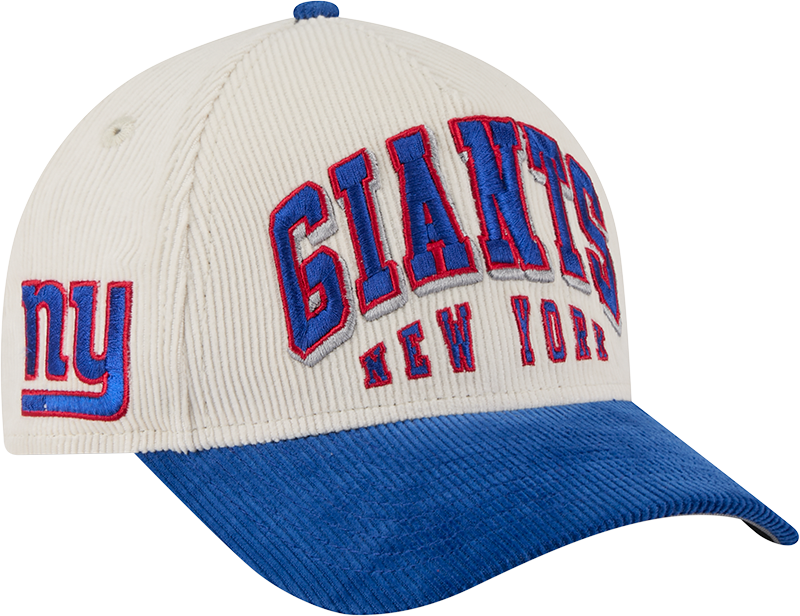 New York Giants Stacked Corduroy 9FORTY M-Crown A-Frame Snapback Hat