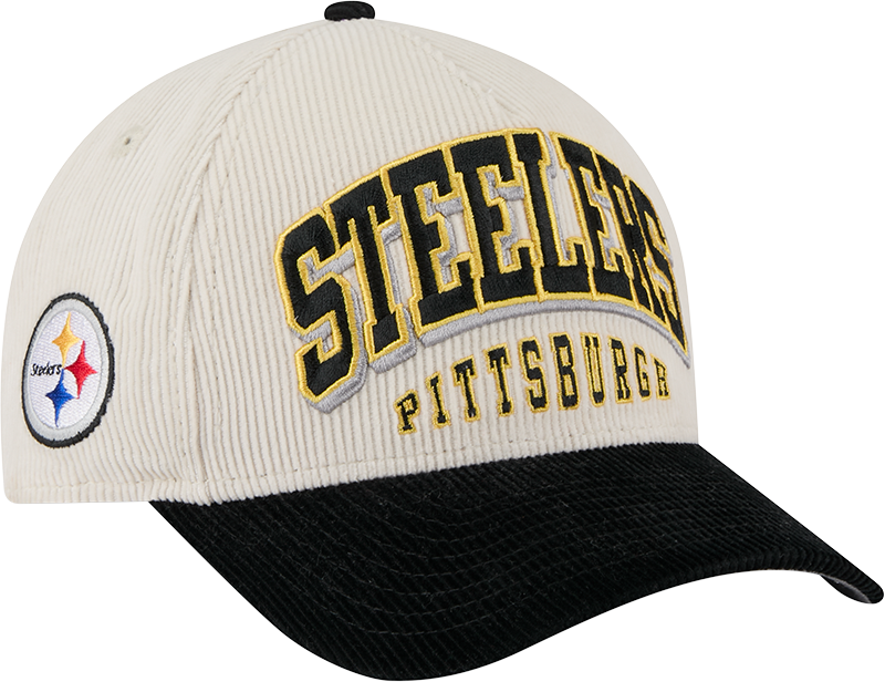 Pittsburgh Steelers Stacked Corduroy 9FORTY M-Crown A-Frame Snapback Hat