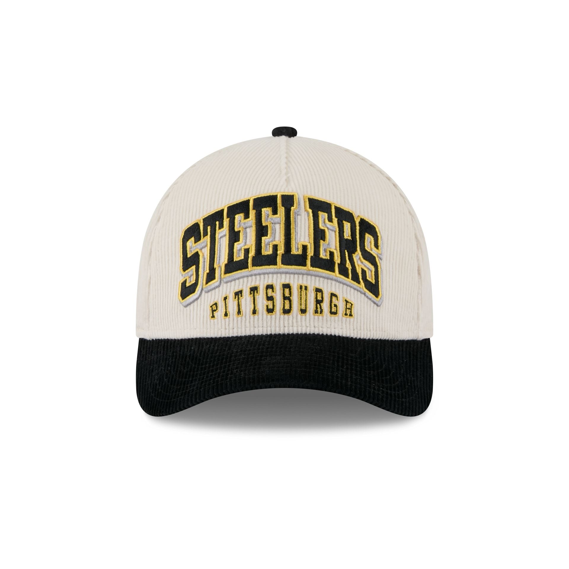 Pittsburgh Steelers Stacked Corduroy 9FORTY M-Crown A-Frame Snapback Hat