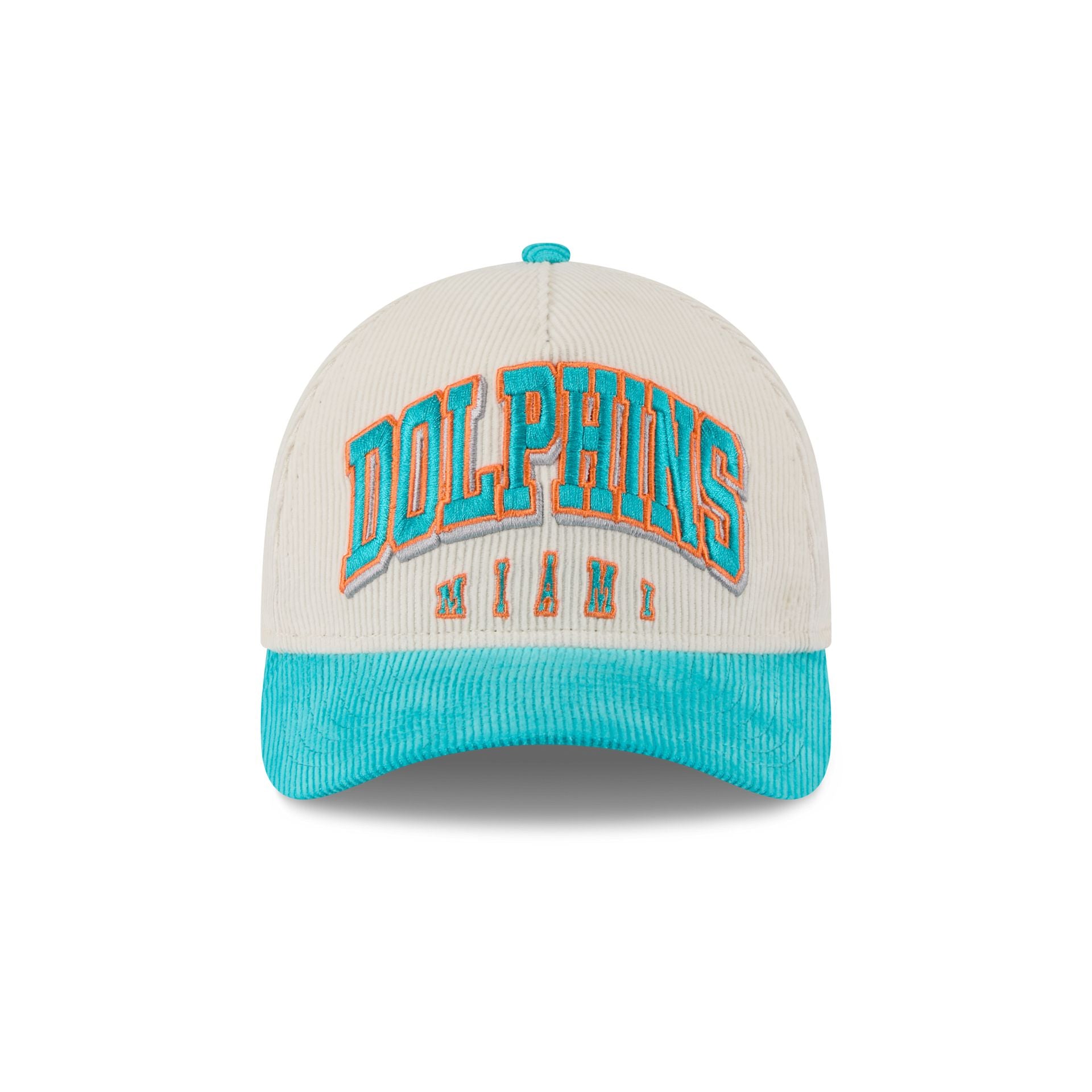 Miami Dolphins Stacked Corduroy 9FORTY M-Crown A-Frame Snapback Hat