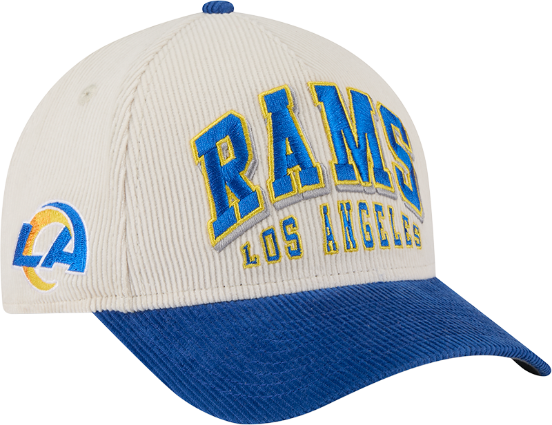 Los Angeles Rams Stacked Corduroy 9FORTY M-Crown A-Frame Snapback Hat
