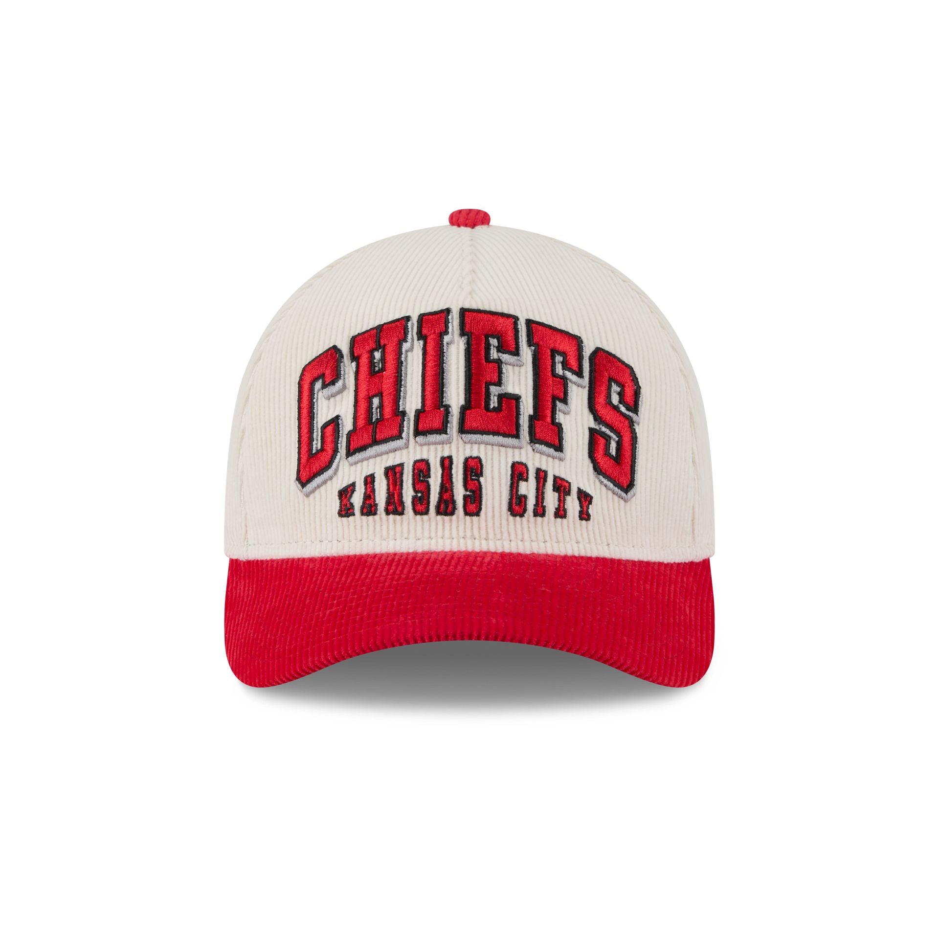 Kansas City Chiefs Stacked Corduroy 9FORTY M-Crown A-Frame Snapback Hat