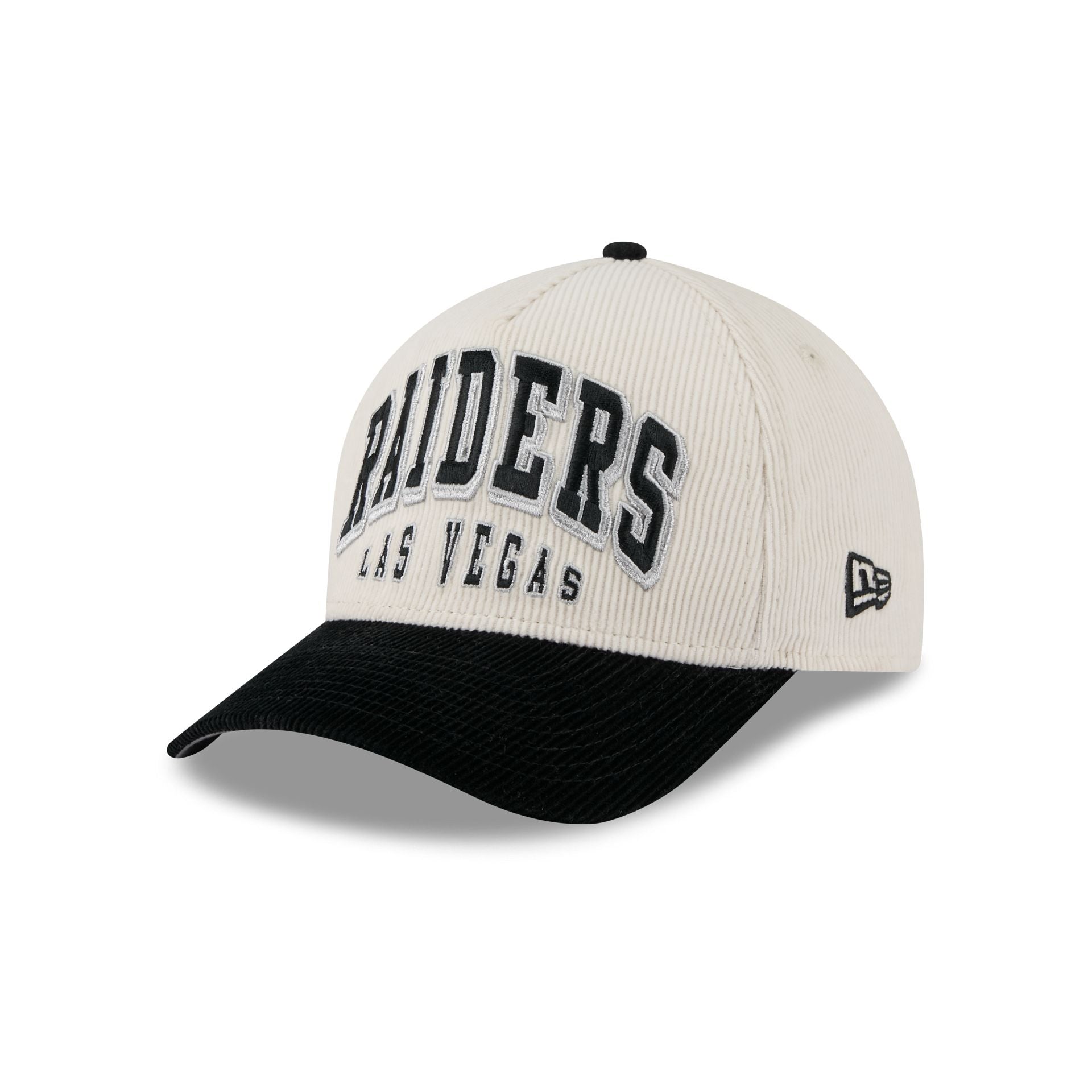 Las Vegas Raiders Stacked Corduroy 9FORTY M-Crown A-Frame Snapback