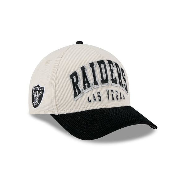 Las Vegas Raiders Stacked Corduroy 9FORTY M-Crown A-Frame Snapback