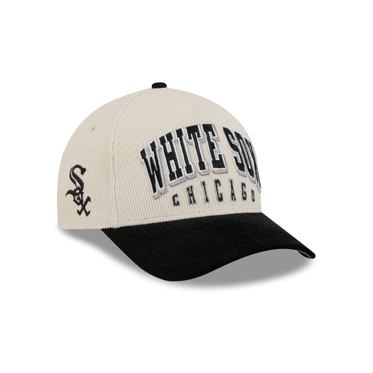 Chicago White Sox Stacked Corduroy 9FORTY M-Crown A-Frame Snapback Hat - New Era Cap