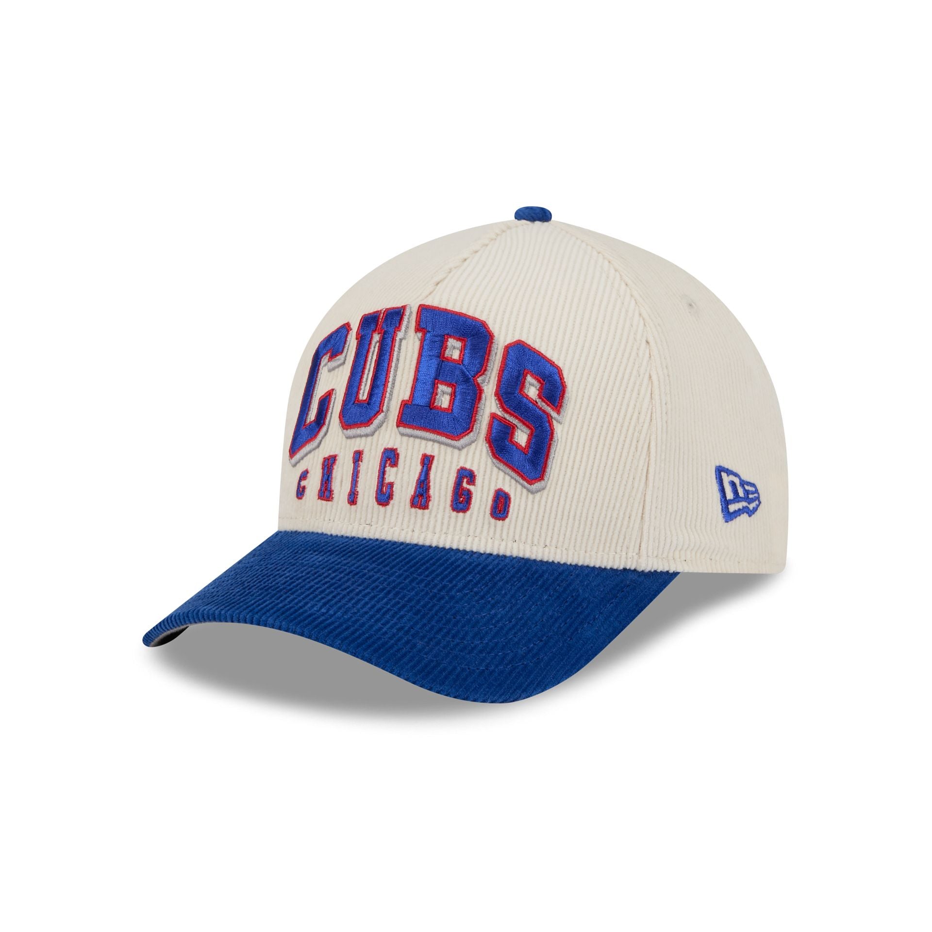 Chicago Cubs Stacked Corduroy 9FORTY M-Crown A-Frame Snapback Hat