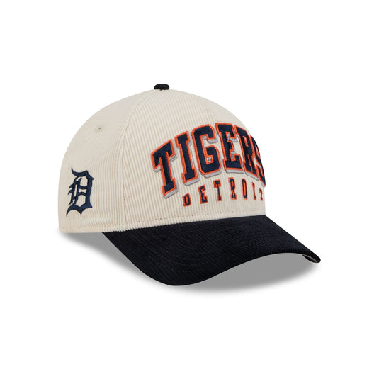 Detroit Tigers Stacked Corduroy 9FORTY M-Crown A-Frame Snapback Hat - New Era Cap