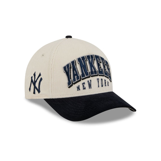 New York Yankees Stacked Corduroy 9FORTY M-Crown A-Frame Snapback Hat - New Era Cap