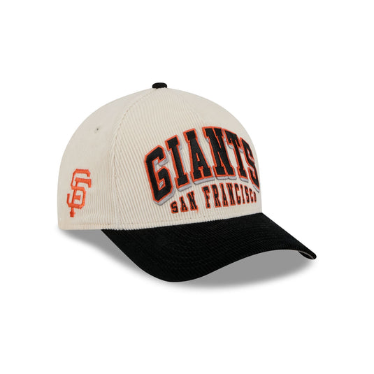 San Francisco Giants Stacked Corduroy 9FORTY M-Crown A-Frame Snapback Hat - New Era Cap