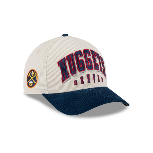 Denver Nuggets Stacked Corduroy 9FORTY M-Crown A-Frame Snapback Hat - New Era Cap