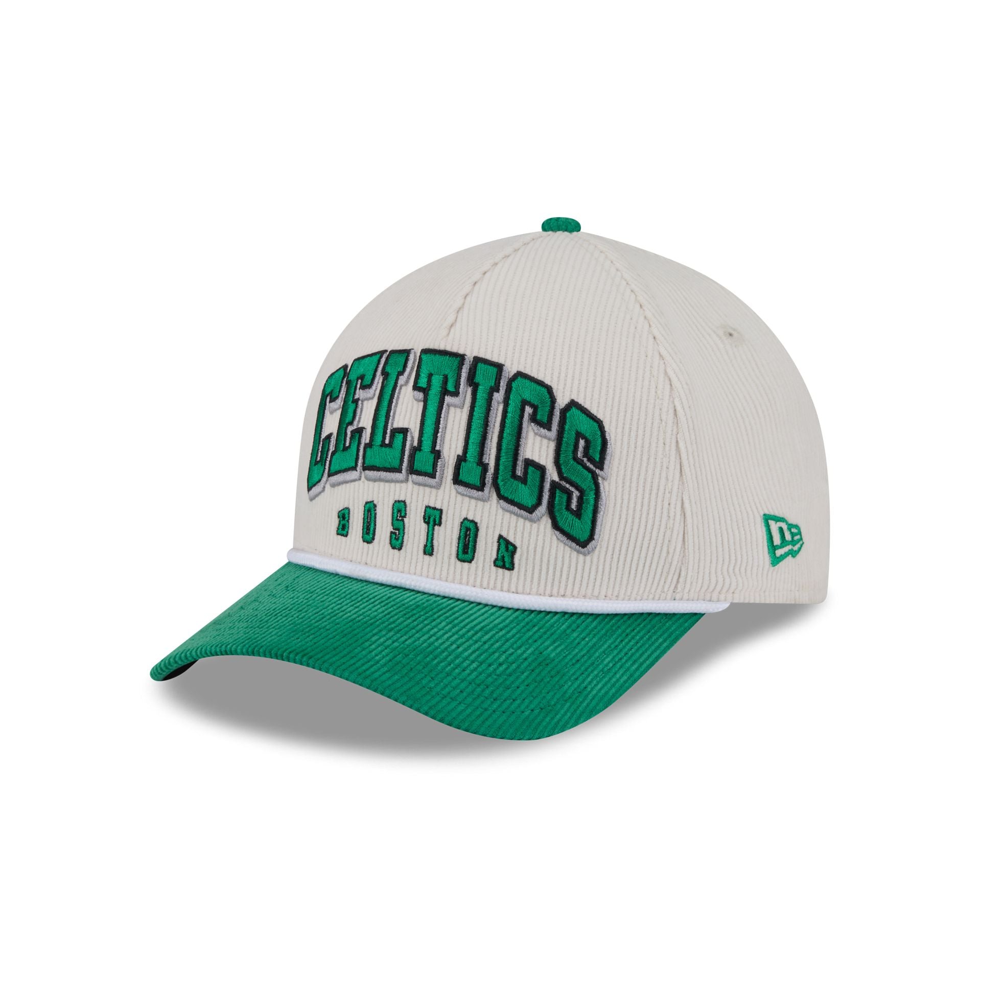 Boston Celtics Stacked Corduroy 9FORTY M-Crown A-Frame Snapback Hat