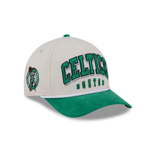 Boston Celtics Stacked Corduroy 9FORTY M-Crown A-Frame Snapback Hat - New Era Cap