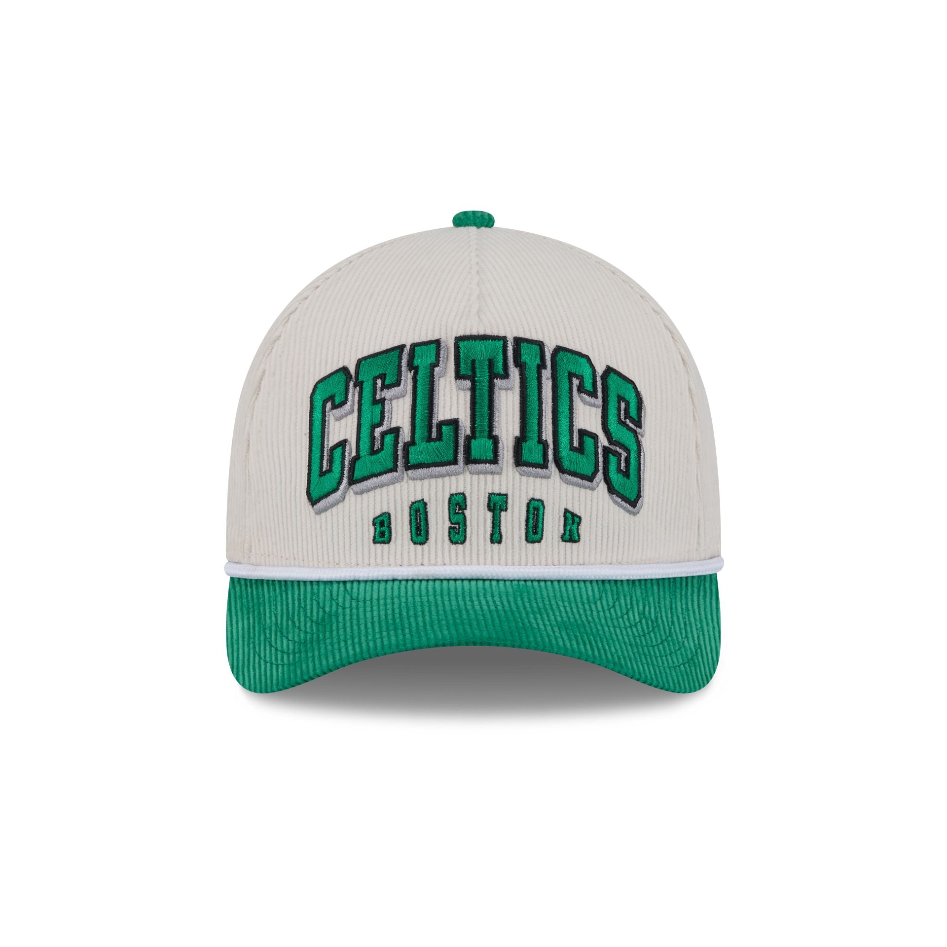 Boston Celtics Stacked Corduroy 9FORTY M-Crown A-Frame Snapback Hat
