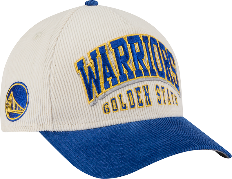 Golden State Warriors Stacked Corduroy 9FORTY M-Crown A-Frame Snapback Hat