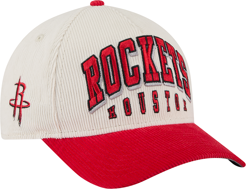 Houston Rockets Stacked Corduroy 9FORTY M-Crown A-Frame Snapback Hat