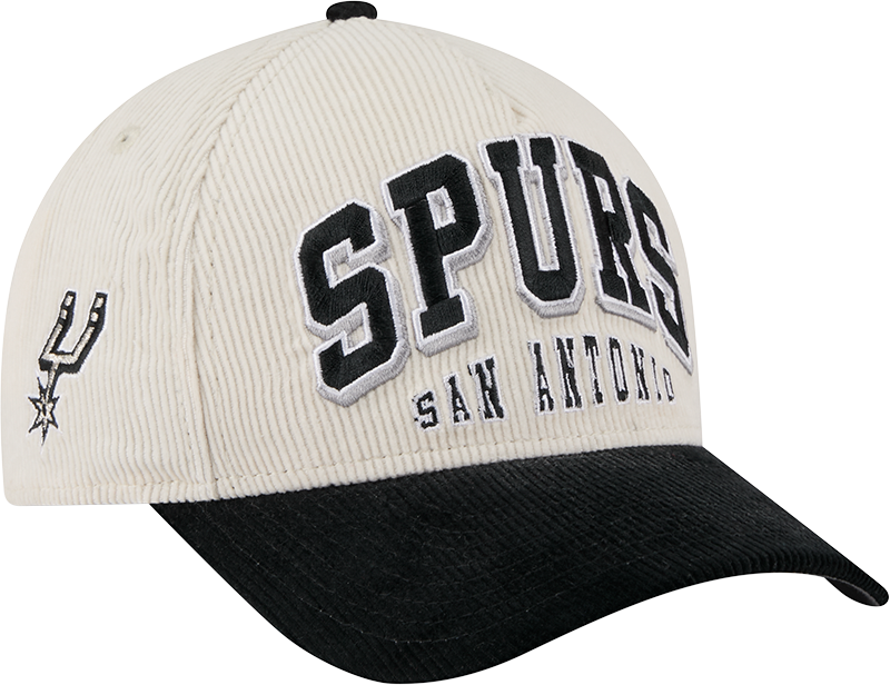 San Antonio Spurs Stacked Corduroy 9FORTY M-Crown A-Frame Snapback Hat