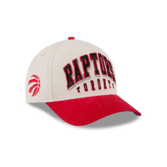 Toronto Raptors Stacked Corduroy 9FORTY M-Crown A-Frame Snapback Hat - New Era Cap