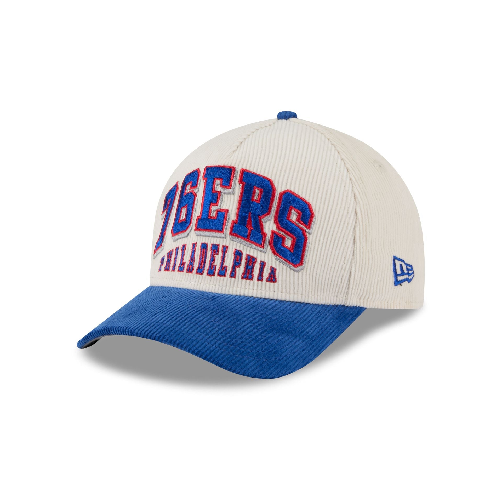 Philadelphia 76ers Stacked Corduroy 9FORTY M-Crown A-Frame Snapback Hat