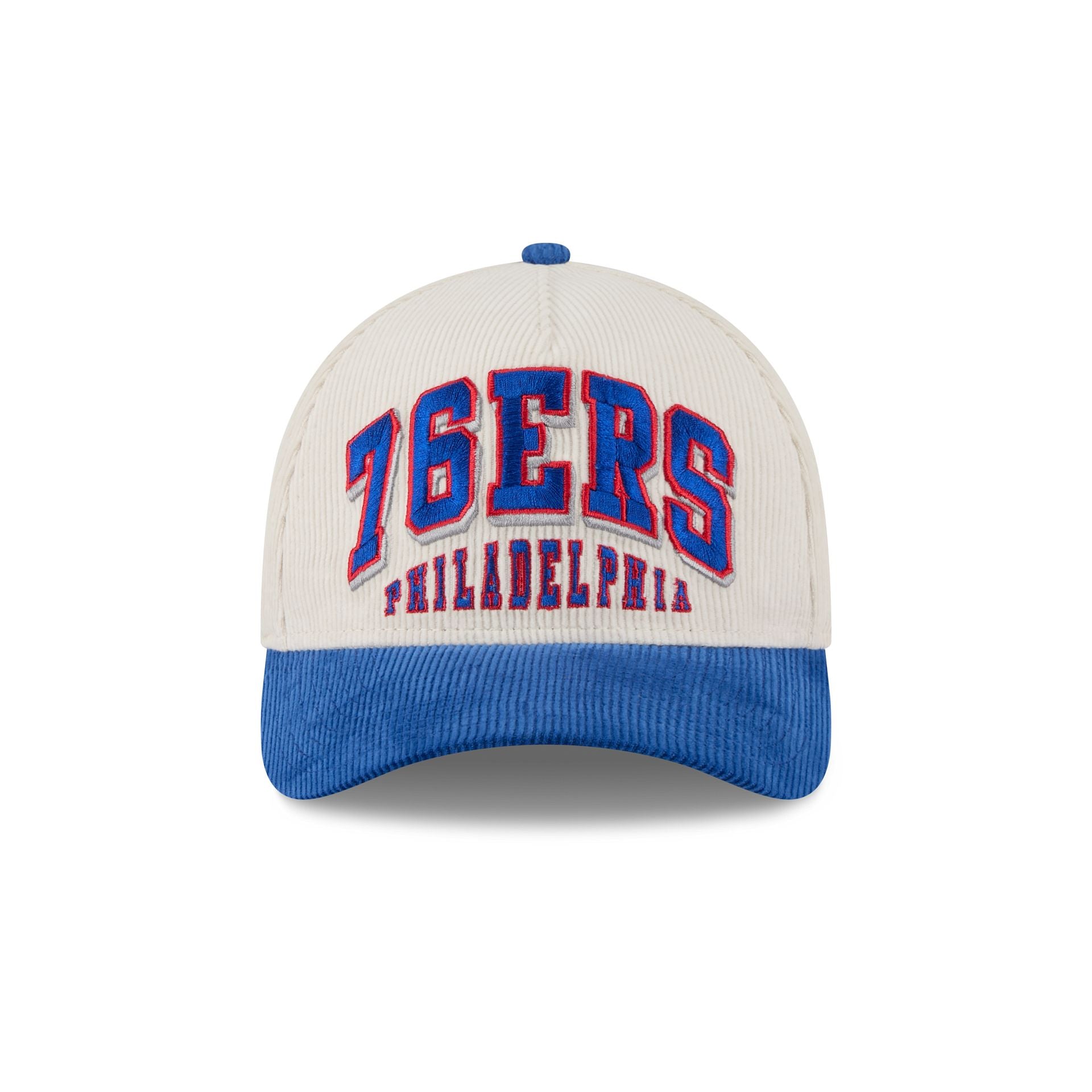 Philadelphia 76ers Stacked Corduroy 9FORTY M-Crown A-Frame Snapback Hat