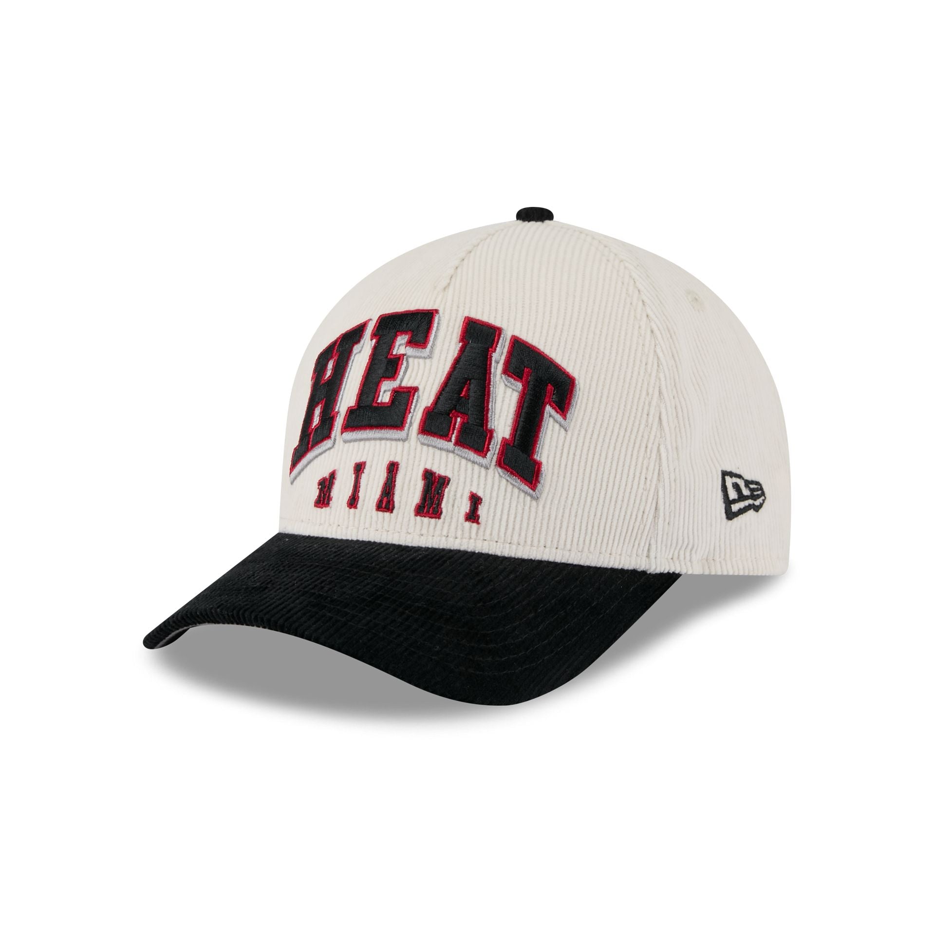 Miami Heat Stacked Corduroy 9FORTY M-Crown A-Frame Snapback Hat