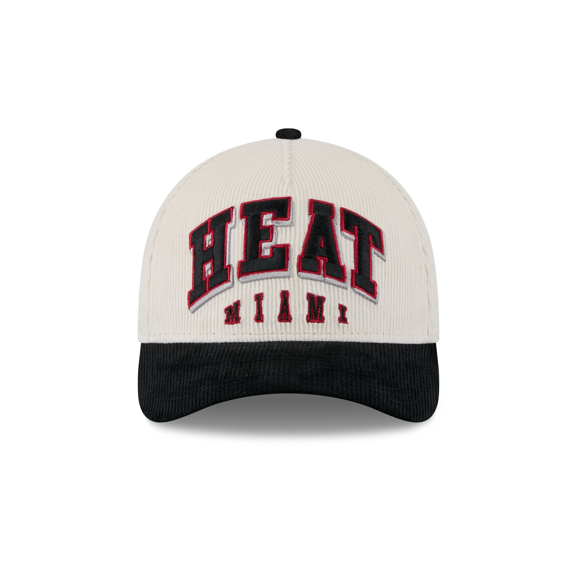 Miami Heat Stacked Corduroy 9FORTY M-Crown A-Frame Snapback Hat
