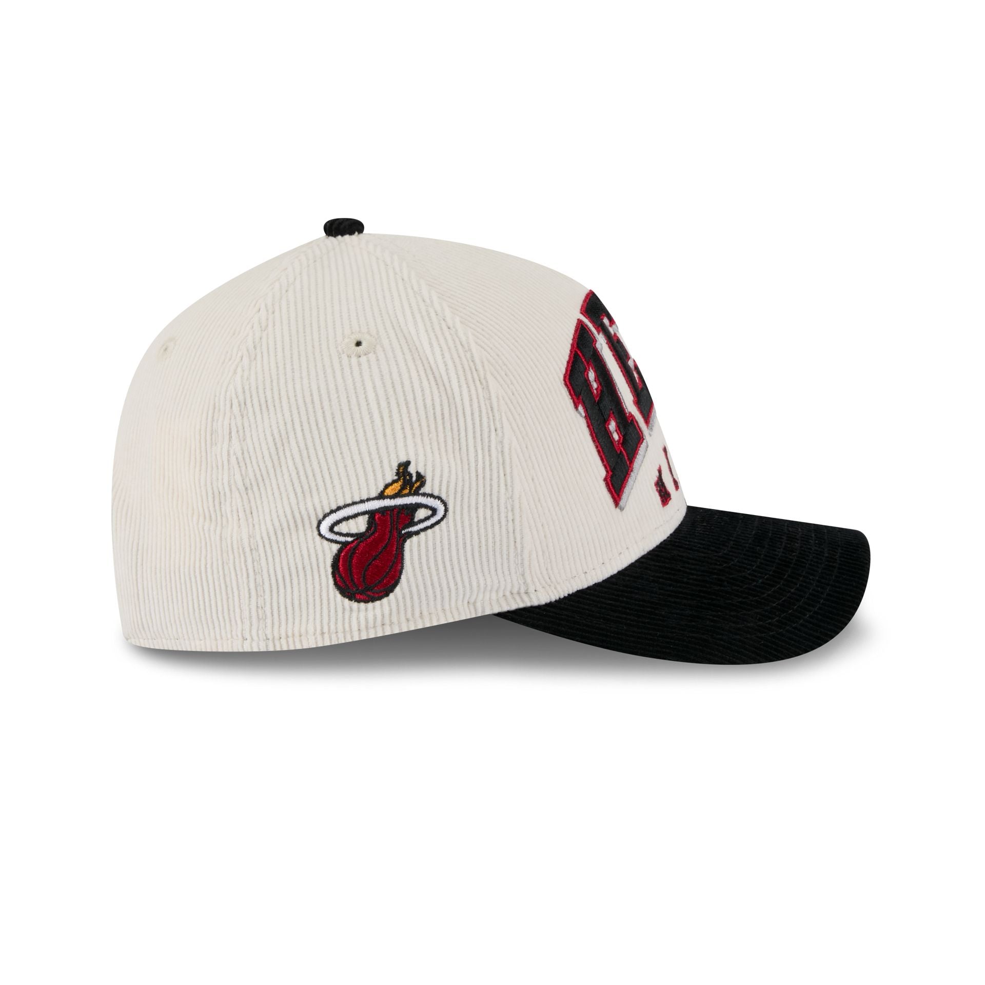 Miami Heat Stacked Corduroy 9FORTY M-Crown A-Frame Snapback Hat