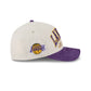 Los Angeles Lakers Stacked Corduroy 9FORTY M-Crown A-Frame Snapback Hat