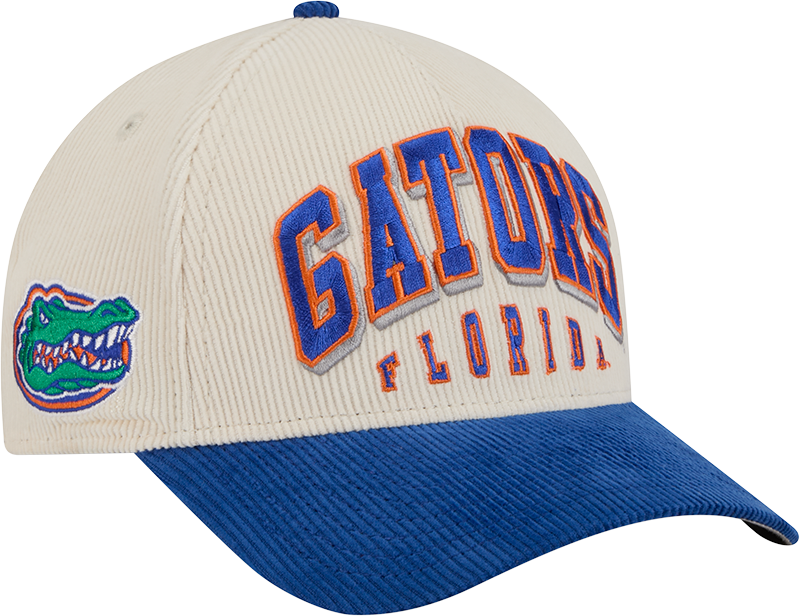 Florida Gators Stacked Corduroy 9FORTY M-Crown A-Frame Snapback Hat