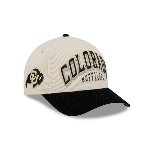 Colorado Buffaloes Stacked Corduroy 9FORTY M-Crown A-Frame Snapback Hat - New Era Cap