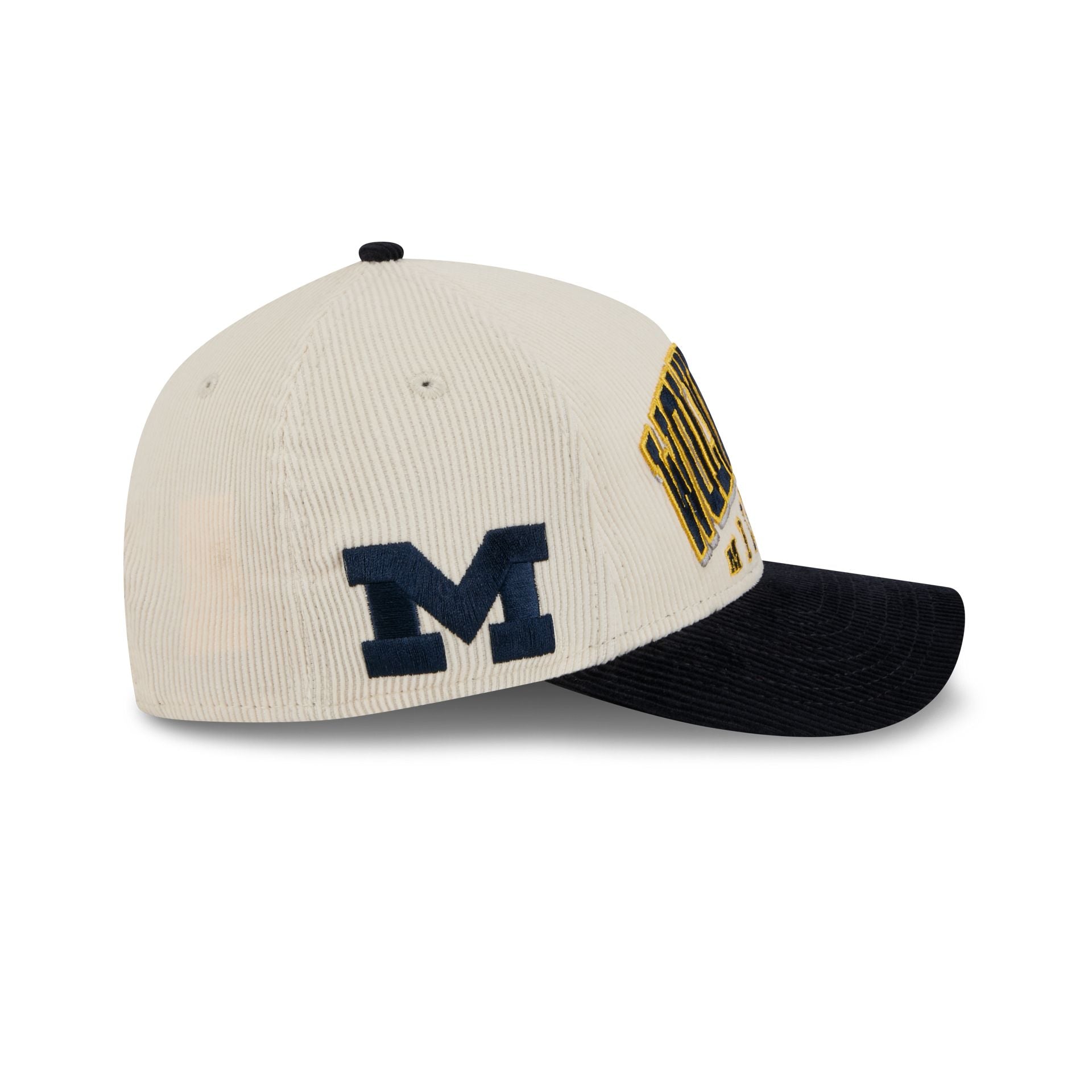Michigan Wolverines Stacked Corduroy 9FORTY M-Crown A-Frame Snapback Hat