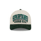 Michigan State Spartans Stacked Corduroy 9FORTY M-Crown A-Frame Snapback Hat
