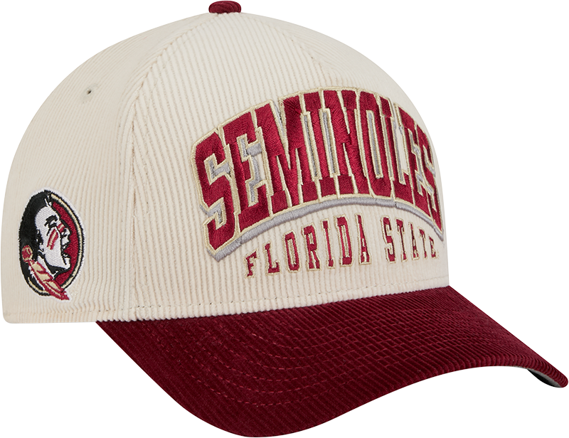 Florida State Seminoles Stacked Corduroy 9FORTY M-Crown A-Frame Snapback Hat