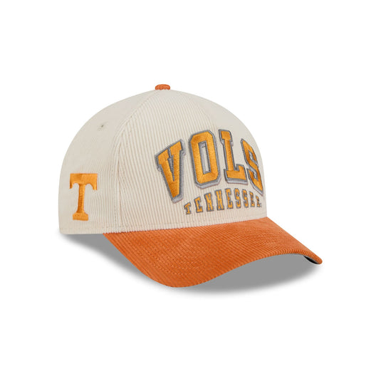 Tennessee Volunteers Stacked Corduroy 9FORTY M-Crown A-Frame Snapback Hat - New Era Cap