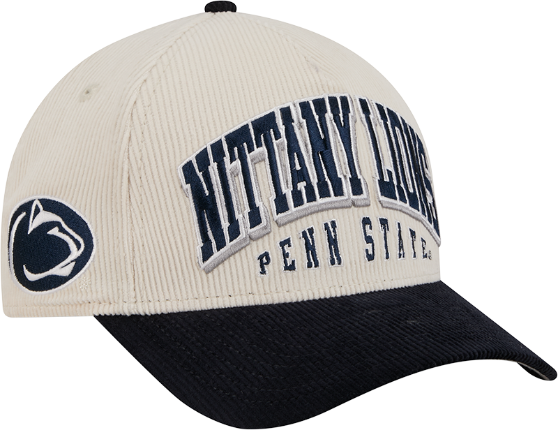 Penn State Nittany Lions Stacked Corduroy 9FORTY M-Crown A-Frame Snapback Hat