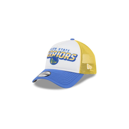 Golden State Warriors Shine Kids 9FORTY A-Frame Trucker Hat - New Era Cap