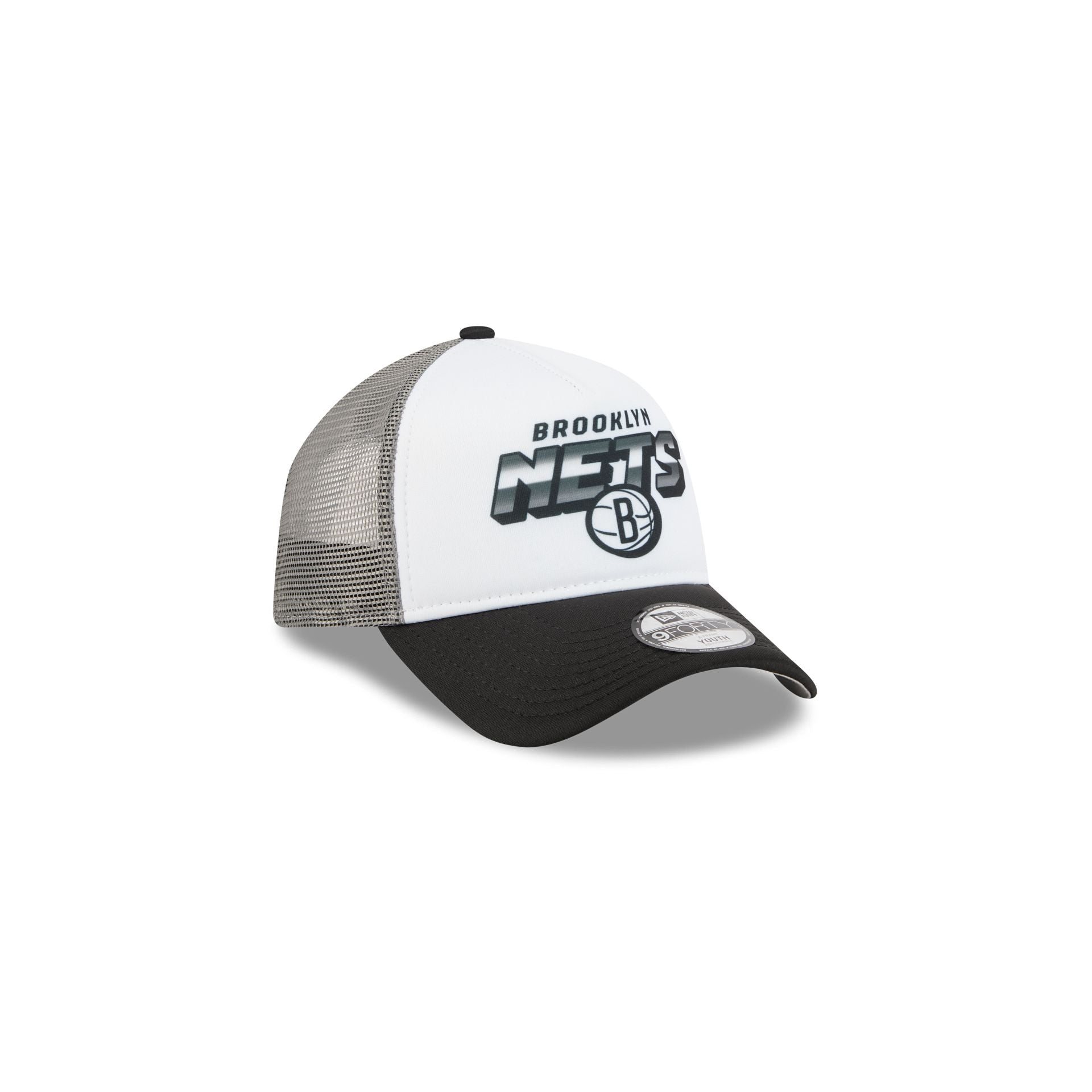 Brooklyn Nets Shine Kids 9FORTY A-Frame Trucker Hat