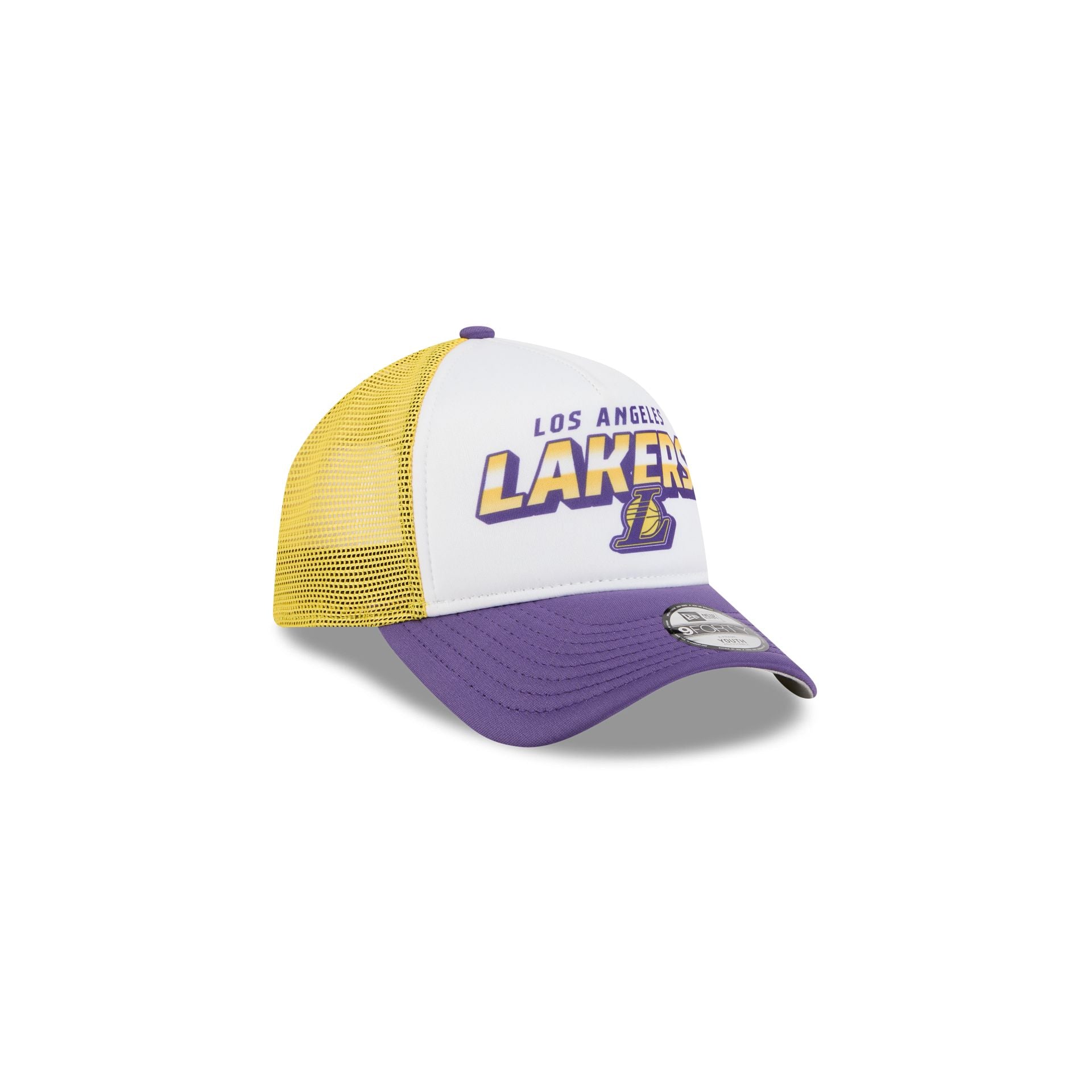 Los Angeles Lakers Shine Kids 9FORTY A-Frame Trucker Hat