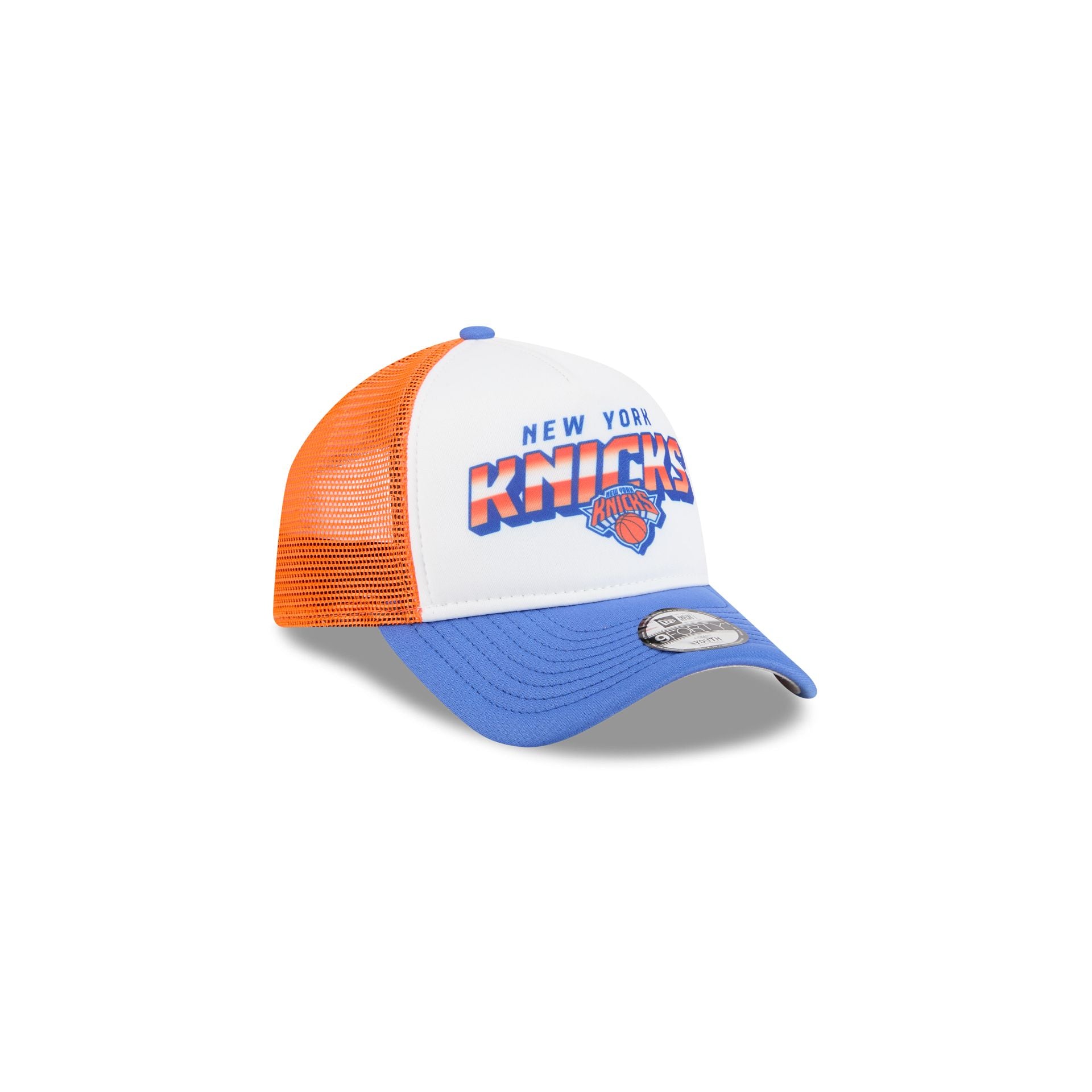 New York Knicks Shine Kids 9FORTY A-Frame Trucker Hat