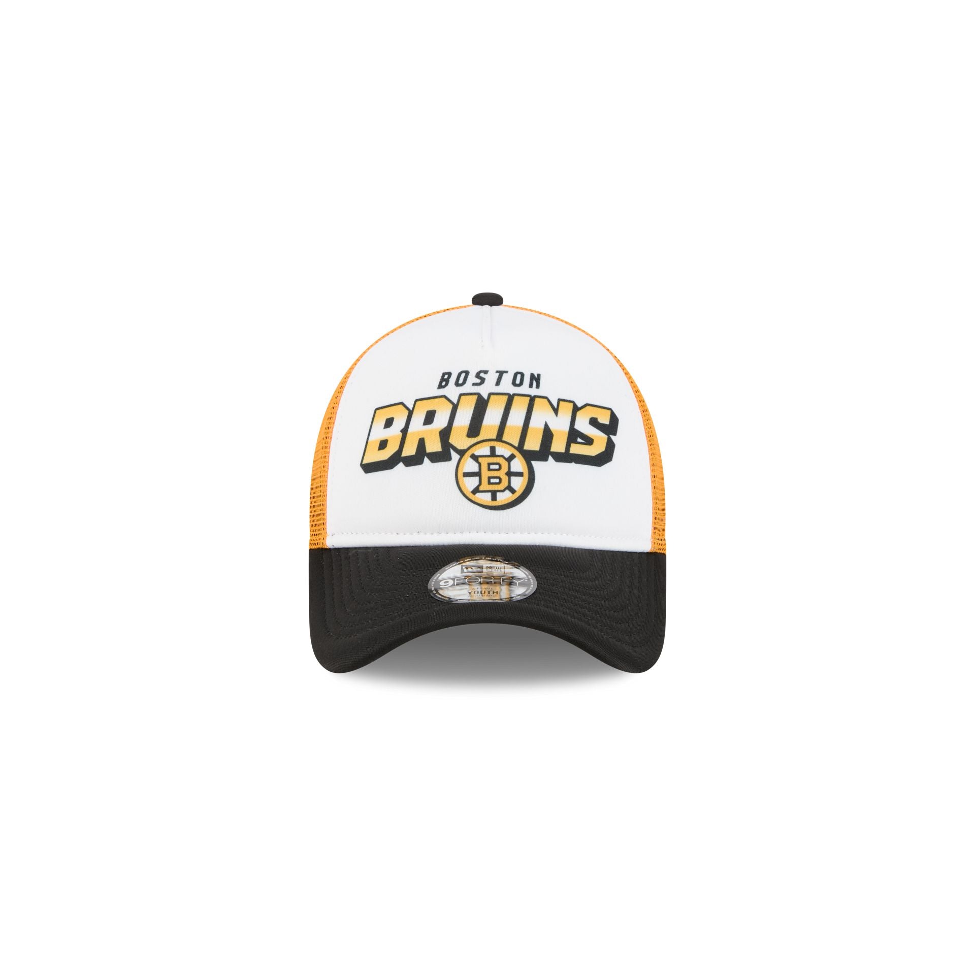 Boston Bruins Shine Kids 9FORTY A-Frame Trucker Hat