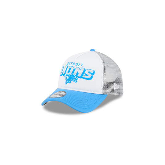 Detroit Lions Shine Kids 9FORTY A-Frame Trucker Hat - New Era Cap