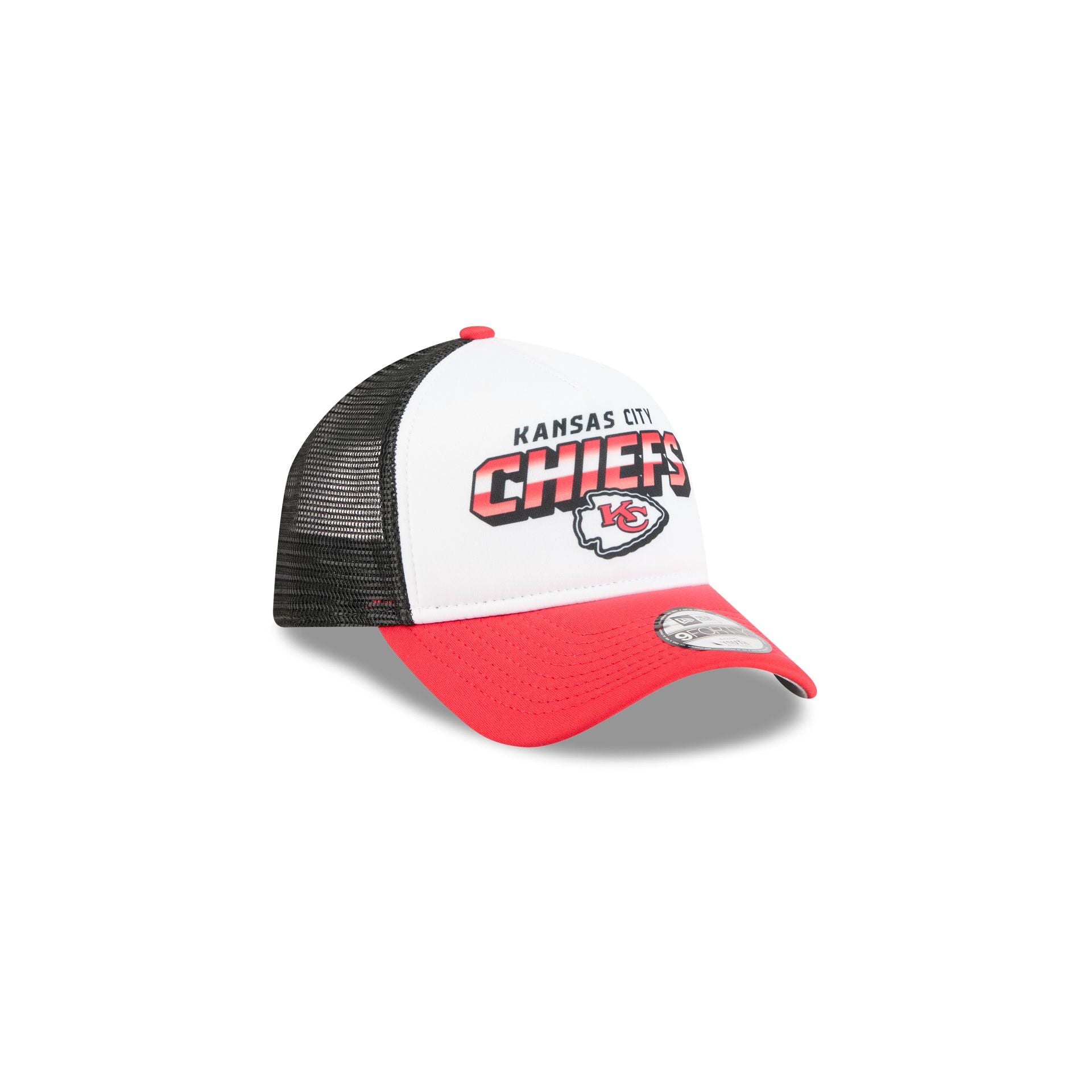 Kansas City Chiefs Shine Kids 9FORTY A-Frame Trucker Hat