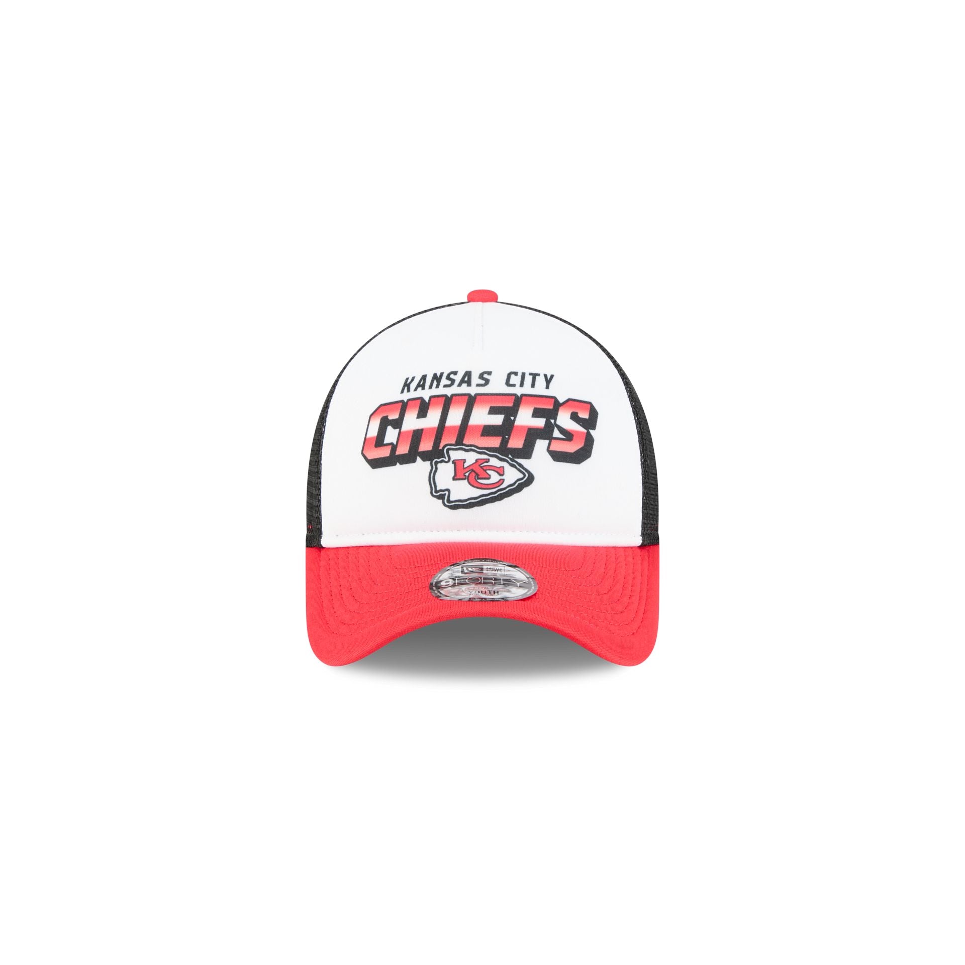 Kansas City Chiefs Shine Kids 9FORTY A-Frame Trucker Hat