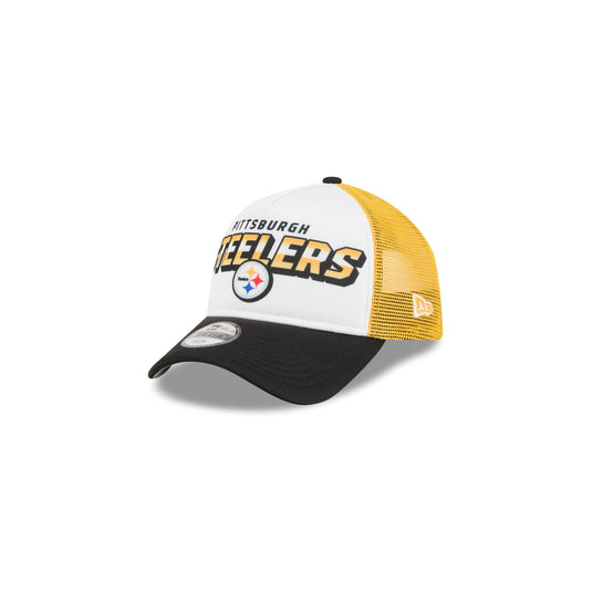 Pittsburgh Steelers Shine Kids 9FORTY A-Frame Trucker Hat - New Era Cap