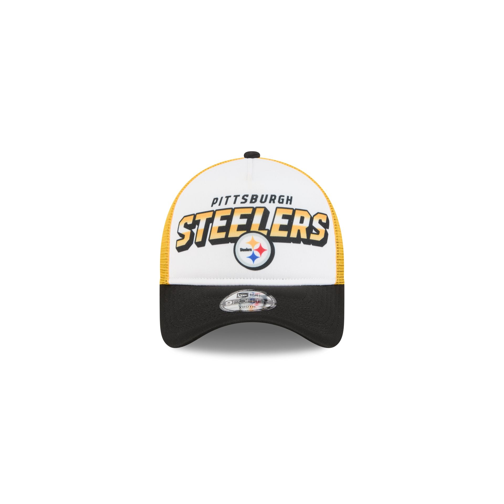 Pittsburgh Steelers Shine Kids 9FORTY A-Frame Trucker Hat