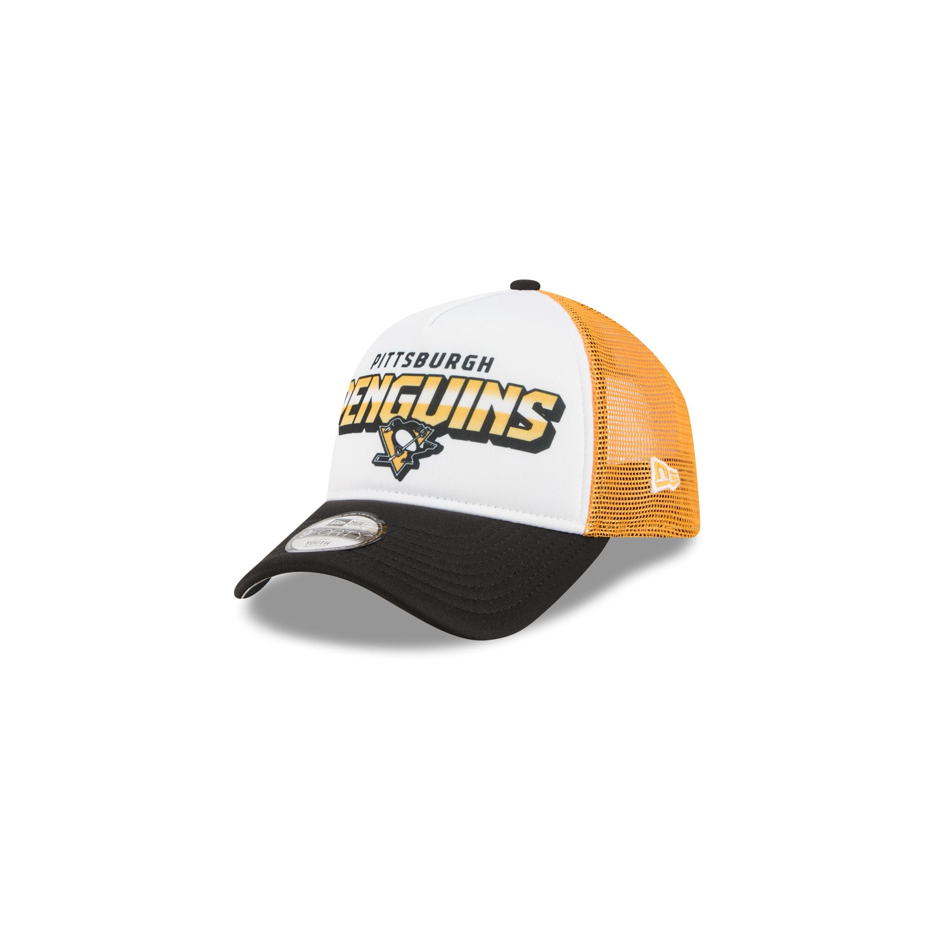 Pittsburgh Penguins Shine Kids 9FORTY A-Frame Trucker Hat