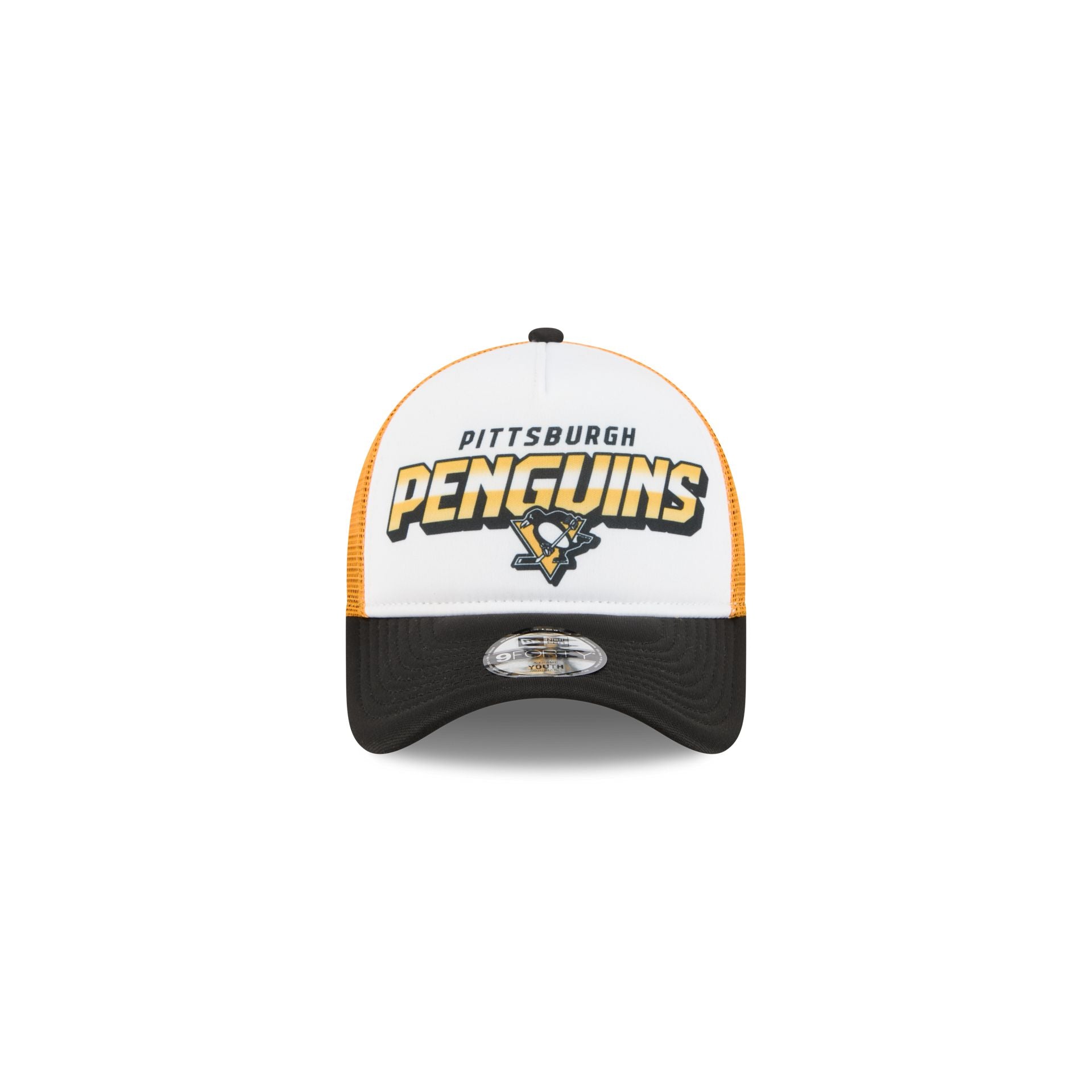 Pittsburgh Penguins Shine Kids 9FORTY A-Frame Trucker Hat