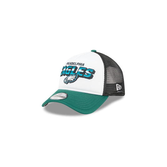 Philadelphia Eagles Shine Kids 9FORTY A-Frame Trucker Hat - New Era Cap