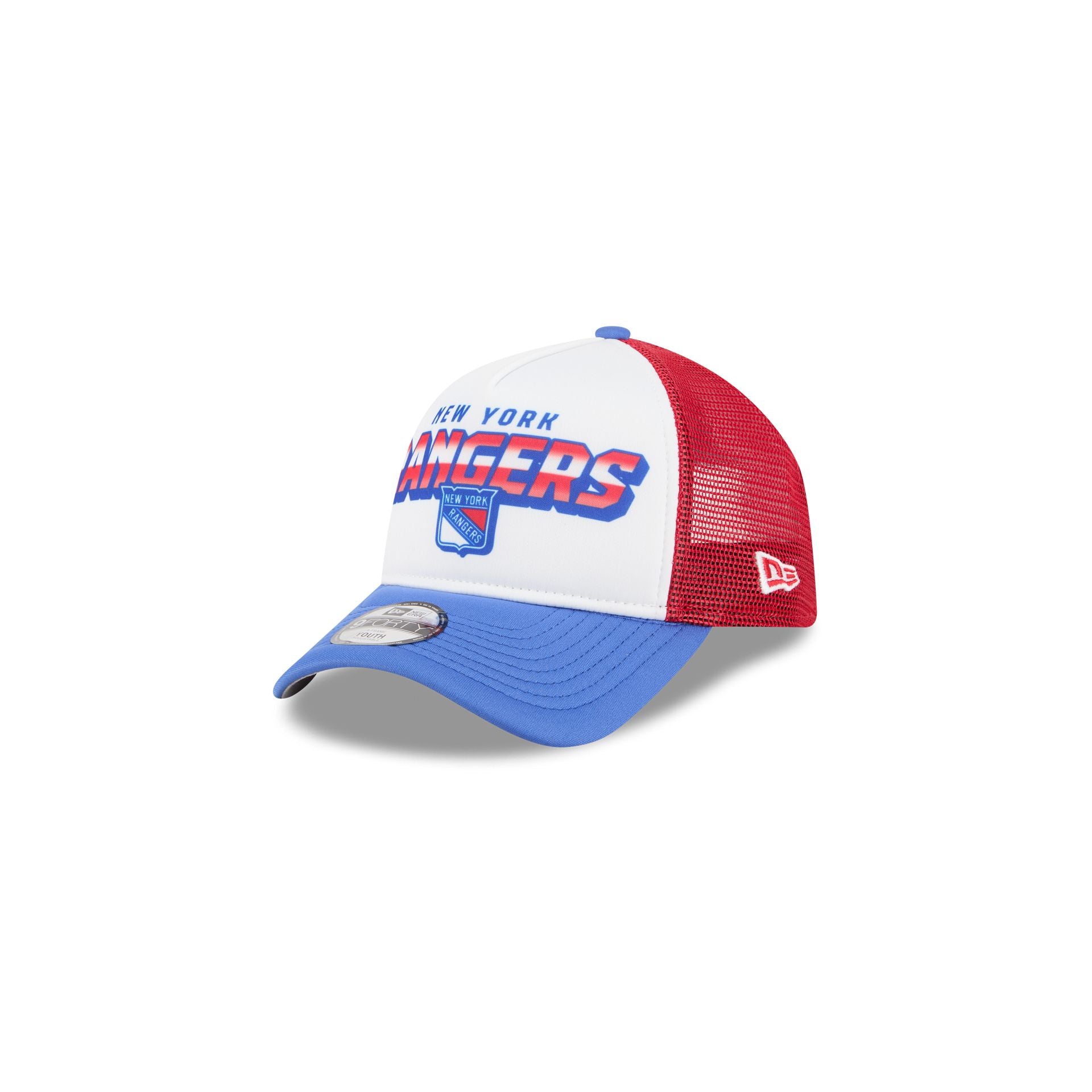 New York Rangers Shine Kids 9FORTY A-Frame Trucker Hat